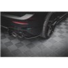 Maxton - Street Pro Lame Du Pare Chocs Arriere V.1 Volkswagen Golf R Mk8 / Mk8 Facelift Noir-Rouge