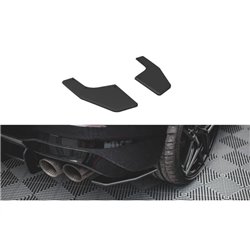 Maxton - Street Pro Lame Du Pare Chocs Arriere V.1 Volkswagen Golf R Mk8 / Mk8 Facelift Noir