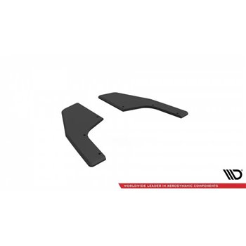 Maxton - Street Pro Lame Du Pare Chocs Arriere V.1 Volkswagen Golf R Mk8 / Mk8 Facelift Noir