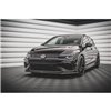 Maxton - Lame Du Pare-Chocs Avant V.5 Volkswagen Golf R Hatchback / Variant Mk8 Noir Brillant