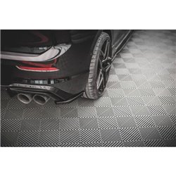 Maxton - Lames De Pare-Chocs Arrière Latérales V.4 Volkswagen Golf R Hatchback Mk8 Facelift 