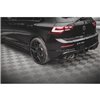 Maxton - Lames De Pare-Chocs Arrière Latérales V.4 Volkswagen Golf R Hatchback Mk8 Facelift 