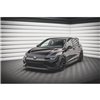 Maxton - Lame Du Pare-Chocs Avant V.6 Volkswagen Golf R Hatchback / Variant Mk8 Noir Brillant