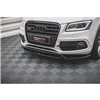 Maxton - Lame Du Pare-Chocs Avant Audi SQ5 / Q5 S-Line Mk1 (8R) Noir Brillant