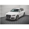 Maxton - Lame Du Pare-Chocs Avant Audi SQ5 / Q5 S-Line Mk1 (8R) Noir Brillant