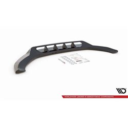 Maxton - Lame Du Pare-Chocs Avant Audi SQ5 / Q5 S-Line Mk1 (8R) Noir Brillant