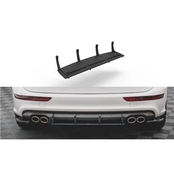 Maxton - Street Pro Central Diffuseur Arriere Audi SQ5 Mk1 (8R) Noir