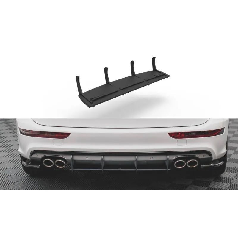 Maxton - Street Pro Central Diffuseur Arriere Audi SQ5 Mk1 (8R) Noir
