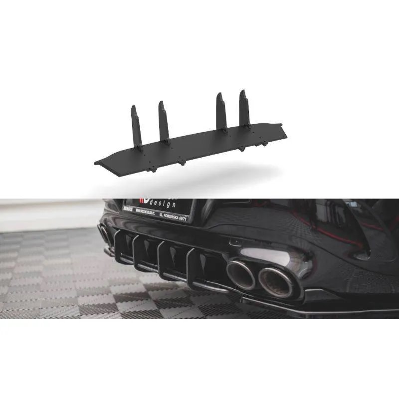 Maxton - Street Pro Central Diffuseur Arriere Mercedes-AMG CLA 35 / 45 Aero C118 Noir