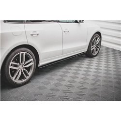 Maxton - Rajouts Des Bas De Caisse Audi SQ5 / Q5 S-Line Mk1 (8R) Noir Brillant