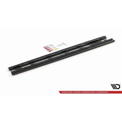 Maxton - Rajouts Des Bas De Caisse Audi SQ5 / Q5 S-Line Mk1 (8R) Noir Brillant