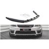 Maxton - Lame Du Pare-Chocs Avant V.3 Skoda Octavia RS Mk3 Noir Brillant