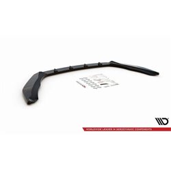 Maxton - Lame Du Pare-Chocs Avant V.3 Skoda Octavia RS Mk3 Noir Brillant