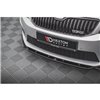 Maxton - Lame Du Pare-Chocs Avant V.4 Skoda Octavia RS Mk3 Noir Brillant