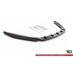 Maxton - Lame Du Pare-Chocs Avant V.4 Skoda Octavia RS Mk3 Noir Brillant