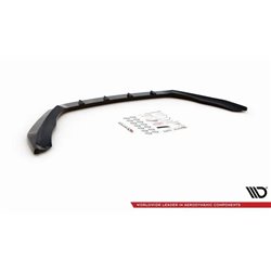 Maxton - Lame Du Pare-Chocs Avant V.4 Skoda Octavia RS Mk3 Noir Brillant