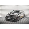 Maxton - Lame Du Pare-Chocs Avant V.1 Mercedes-AMG CLA 45 Aero C118 Noir Brillant