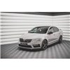 Maxton - Lame Du Pare-Chocs Avant V.3 Skoda Octavia RS Mk3 Facelift Noir Brillant