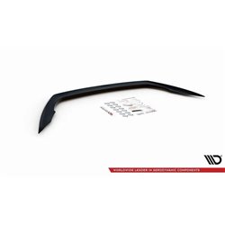 Maxton - Lame Du Pare-Chocs Avant V.1 Skoda Octavia RS Mk3 Facelift Noir Brillant