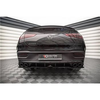 Maxton - Arriere Lame (avec une barre verticale) Mercedes-AMG GLE 53 Coupe C167 / C167 Facelift Noir Brillant