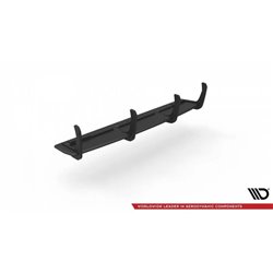 Maxton - Street Pro Central Diffuseur Arriere Audi SQ5 Mk1 (8R) Noir-Rouge