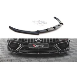 Maxton - Lame Du Pare-Chocs Avant V.2 Mercedes-AMG CLA 45 Aero C118 Noir Brillant