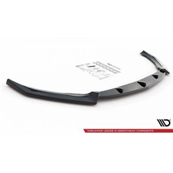 Maxton - Lame Du Pare-Chocs Avant V.2 Mercedes-AMG CLA 45 Aero C118 Noir Brillant