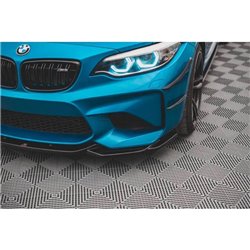 Maxton - Lame Du Pare-Chocs Avant V.3 BMW M2 F87 Noir Brillant