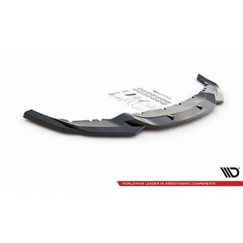 Maxton - Lame Du Pare-Chocs Avant V.3 BMW M2 F87 Noir Brillant