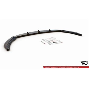 Maxton - Lame Du Pare-Chocs Avant V.3 Mercedes-AMG CLA 45 Aero C118 Noir Brillant