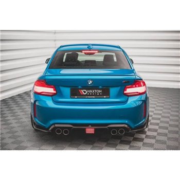 Maxton - Diffuseur Arrière Complet BMW M2 F87 Noir Brillant