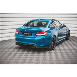 Maxton - Diffuseur Arrière Complet BMW M2 F87 Noir Brillant