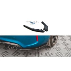 Maxton - Lames De Pare-Chocs Arrière Latérales V.3 BMW M2 F87 Noir Brillant