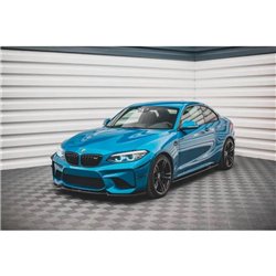 Maxton - Lame Du Pare-Chocs Avant V.2 BMW M2 F87 Noir Brillant