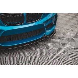 Maxton - Lame Du Pare-Chocs Avant V.2 BMW M2 F87 Noir Brillant
