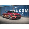 Maxton - Street Pro Lame Du Pare-Chocs Avant Mercedes-AMG C43 / AMG-Line Coupe C205 Noir + Rabats Brillant 