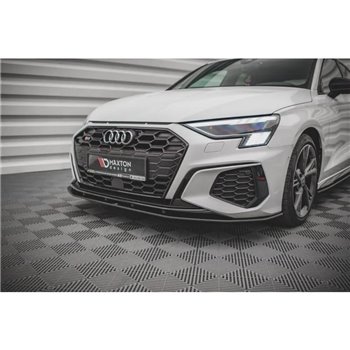 Maxton - Street Pro Lame Du Pare-Chocs Avant Audi S3 / A3 S-Line 8Y Noir-Rouge