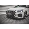 Maxton - Street Pro Lame Du Pare-Chocs Avant Audi S3 / A3 S-Line 8Y Noir-Rouge
