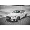 Maxton - Street Pro Lame Du Pare-Chocs Avant Audi S3 / A3 S-Line 8Y Noir-Rouge