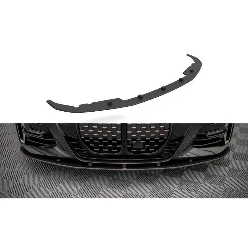 Maxton - Street Pro Lame Du Pare-Chocs Avant BMW 4 M-Pack / M440i G22 / G23 / G22 Facelift / G23 Facelift Noir