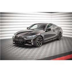 Maxton - Street Pro Lame Du Pare-Chocs Avant BMW 4 M-Pack / M440i G22 / G23 / G22 Facelift / G23 Facelift Noir