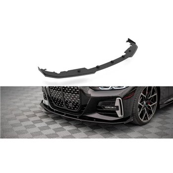 Maxton - Street Pro Lame Du Pare-Chocs Avant BMW 4 M-Pack / M440i G22 / G23 / G22 Facelift / G23 Facelift Noir + Rabats Brillant