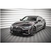 Maxton - Street Pro Lame Du Pare-Chocs Avant BMW 4 M-Pack / M440i G22 / G23 / G22 Facelift / G23 Facelift Noir + Rabats Brillant