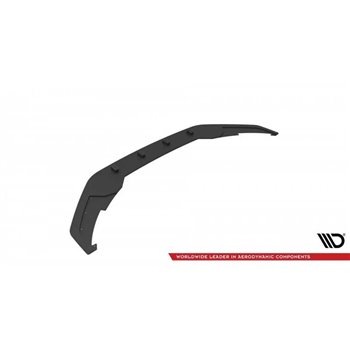 Maxton - Street Pro Lame Du Pare-Chocs Avant Volkswagen Arteon Sedan / Shooting Brake R-Line Mk1 Facelift Noir-Rouge