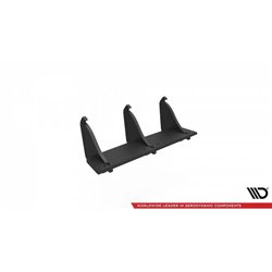 Maxton - Street Pro Central Diffuseur Arriere BMW M4 F82 Noir-Rouge