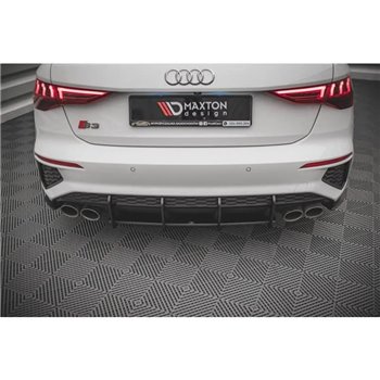 Maxton - Street Pro Central Diffuseur Arriere Audi S3 Sportback 8Y Noir