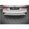 Maxton - Street Pro Central Diffuseur Arriere Audi S3 Sportback 8Y Noir