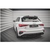 Maxton - Street Pro Central Diffuseur Arriere Audi S3 Sportback 8Y Noir
