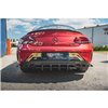 Maxton - Street Pro Central Diffuseur Arriere Mercedes-AMG C43 Coupe C205 Rouge