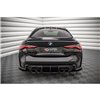 Maxton - Street Pro Central Diffuseur Arriere BMW M3 Sedan / Touring G80 Noir-Rouge